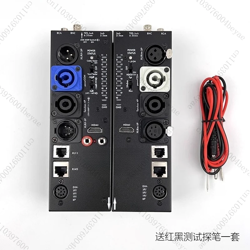 Probador de línea multifuncional fuera de la placa CT-78, probador de línea lateral de audio automático