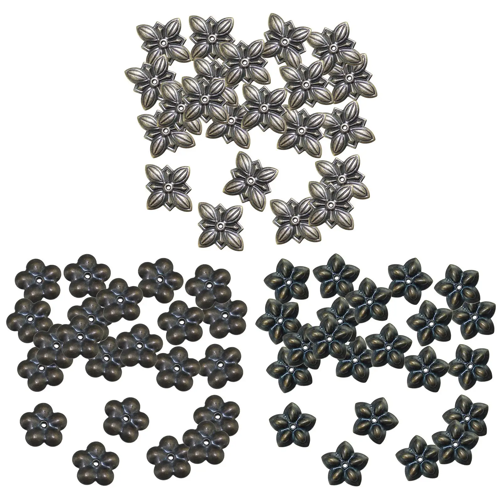 100 Pieces Decorative Upholstery Tacks, Furniture Nails Durable Door Studs for