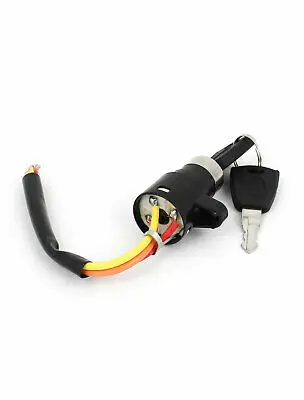 Replacement Parts Ignition Switch Keys Lock for Bike Scooters 19mm Diamater