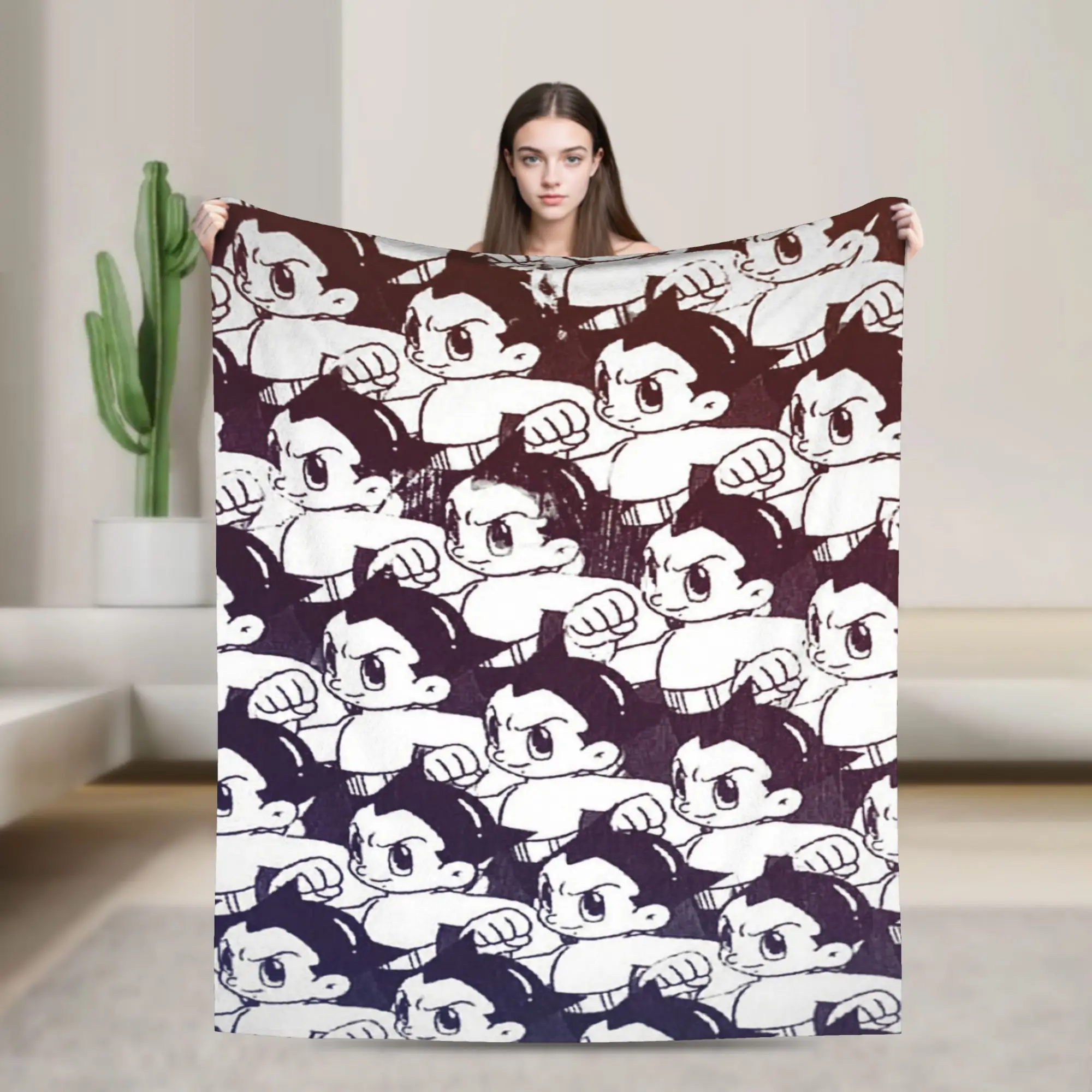 Astroboy Astro Boy Blanket Super Soft Coral Fleece Plush Comfort Present  Throw Blankets Bedspread