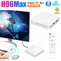 H96Max H313 Smart TV Box Andriod 14 WIFI6/BT5.0 4K HDR 3D 8GB 16GB Allwinner H313 Quad Core Media Player Google Voice Assistant