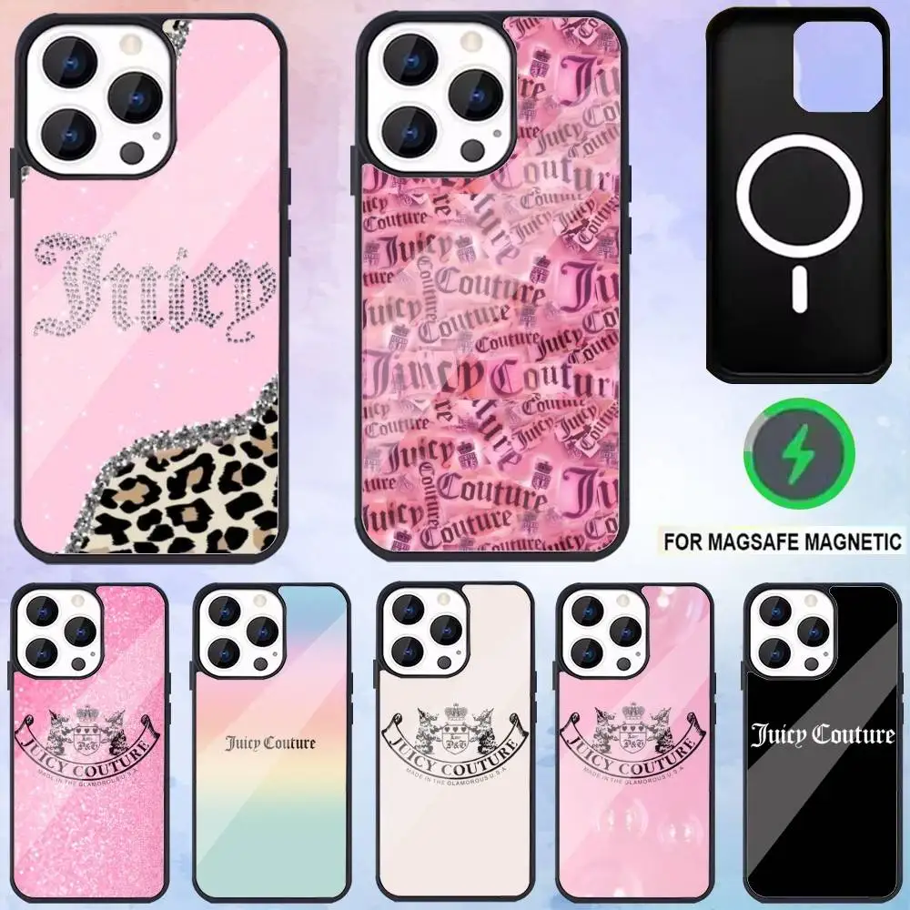 

J-Juicy C-coutures Phone Case For iPhone17,16,15,14,13,12,11 Plus,Pro Max Magnetic Magsafe Wireless Charging