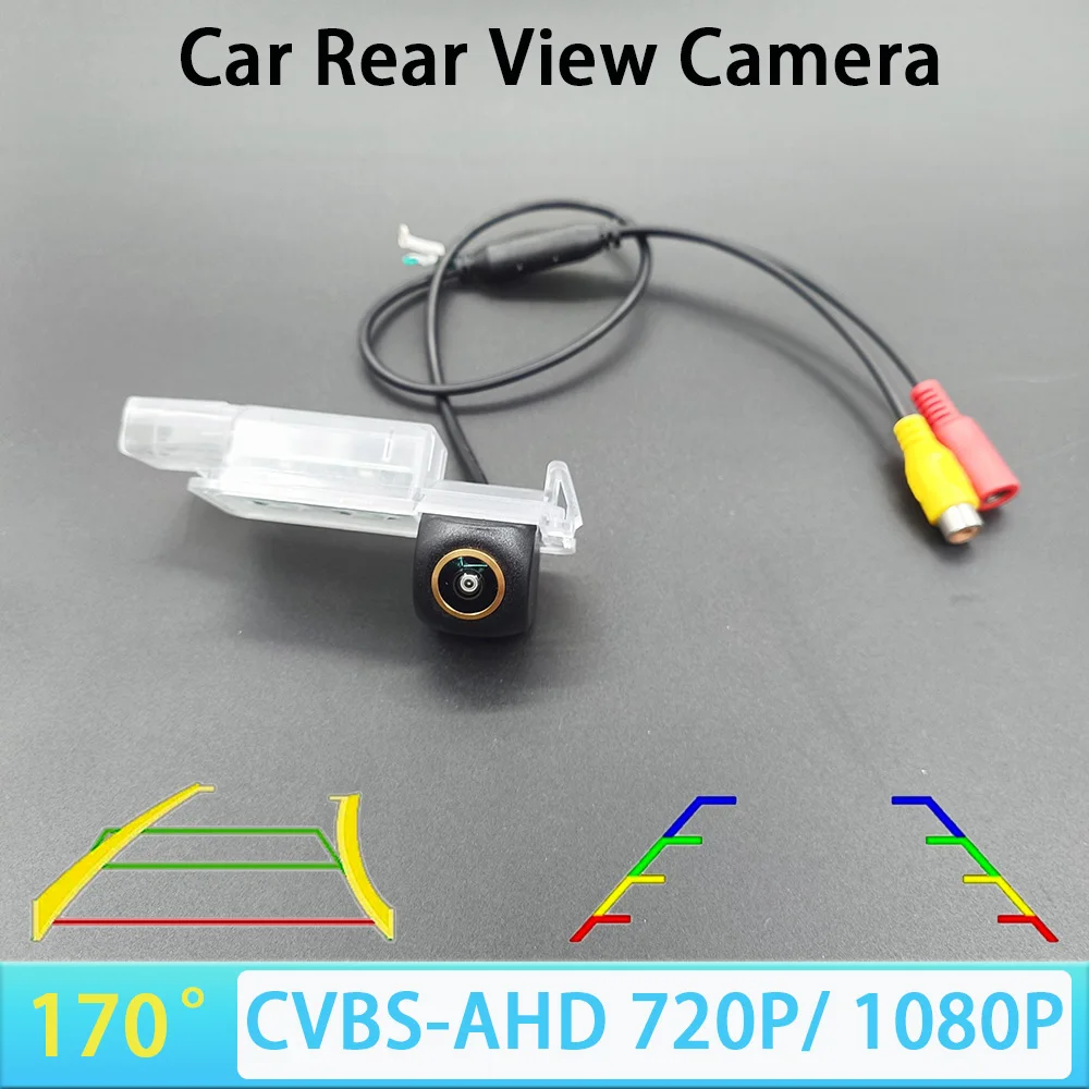 Auto-Rückfahrkamera mit dynamischer Trajektorie AHD 720P für Golf Passat Seat Ibiza MK3/MK4/MK5 Toledo Altea XL Leon