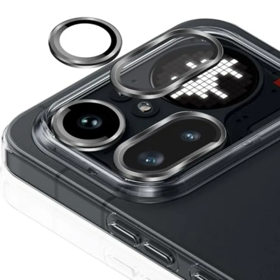 

Zeking 2 Set Camera Lens Protector Compatible with Nothing Phone 4a Pro 5G, Scratch-Resistant HD Clarity Ultra-Thin 9H Tempered