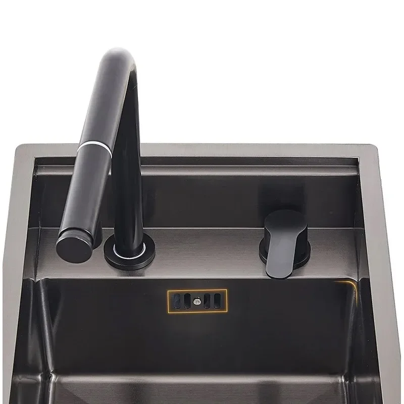 Hidden Mini Small Sink 304 Stainless Steel for Island Bar Coffee Shop - Compact Kitchen Sink for Commercial Use