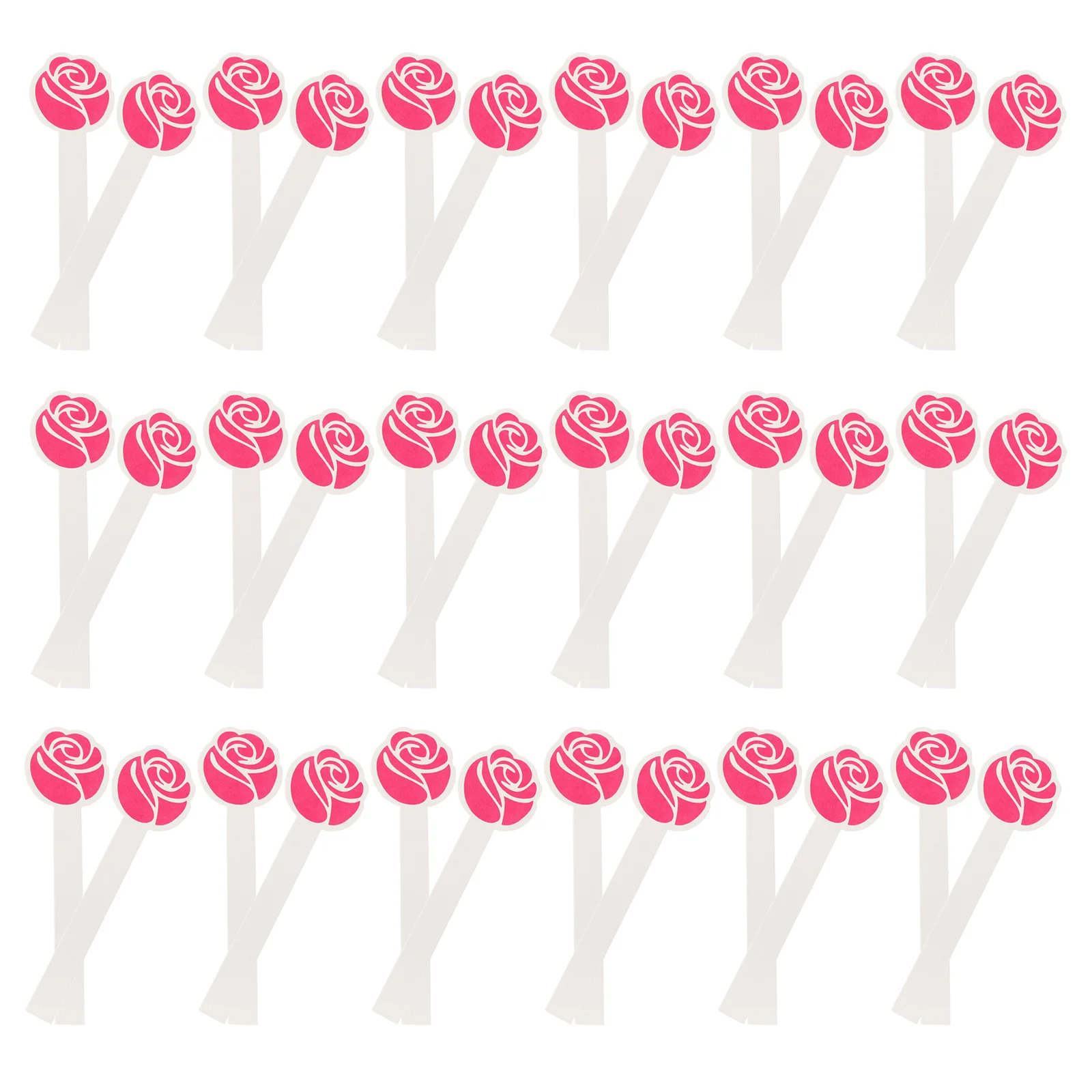 

50Pcs Rose Perfume Scent Cardboard Essential Oil Testing Fragrance Strips Aromatherapy Paper Sampling Cards Rose Scent Cardboard