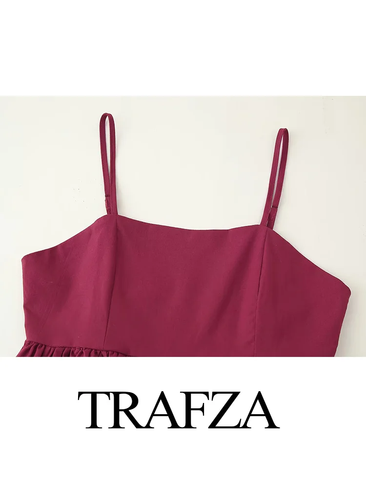 HH Women Fashion Backless Pleated Zipper Sleeveless Top+Elegant High Waist Elastic Waist Drawstring Casual Long Pants Suit