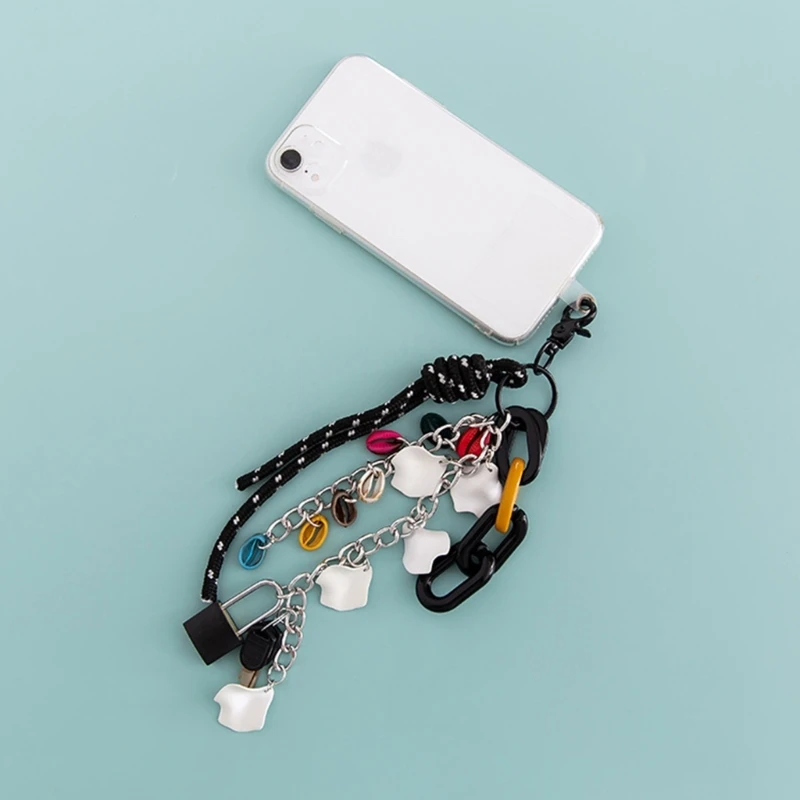 Multifunctional Nylon Cord Bag Hanging Charm Contemporary Keychain Pendant for Fashion Enthusiasts Daily Use Casual Wear