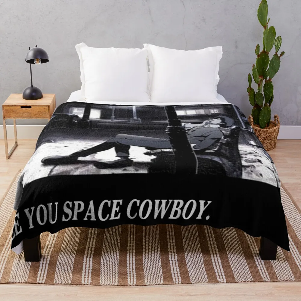 

Космическое Ковбойское одеяло Cowboy Bebop See You, персонализированный подарок