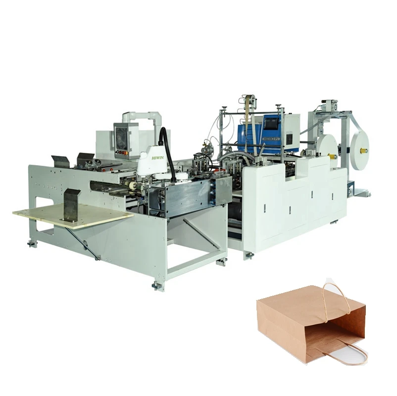Automatic Paper Bag Flat Handle Making Machine Paste Online