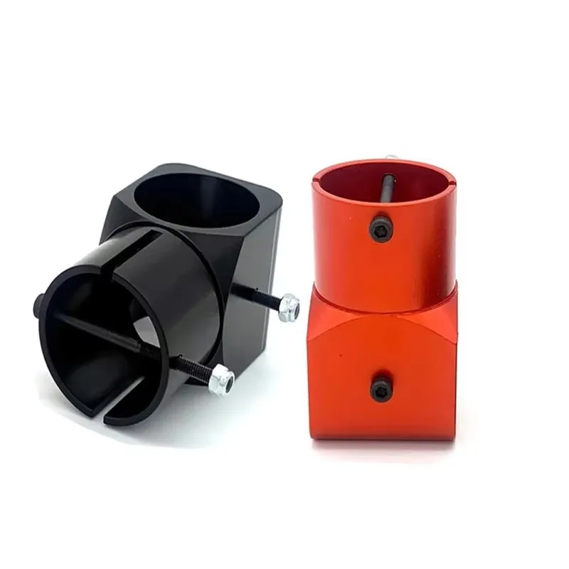 Tube de trépied en T à trois voies, train d'atterrissage en aluminium 16 20 25 30mm, pièces de Tube en Fiber de carbone pour bricolage Drone quadrirotor Multicopter 4 pièces