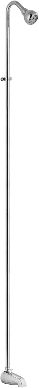 

Polished Chrome Shower Conversion Kit with Spout-Type Add-On for Easy Tub to Shower Upgrade