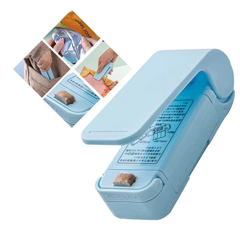 Mini Bag Sealer Heat Bag Packaging Sealer Handheld Heat Vacuum Sealer Portable Bag Sealing Machine Food Snacks Storage Tools