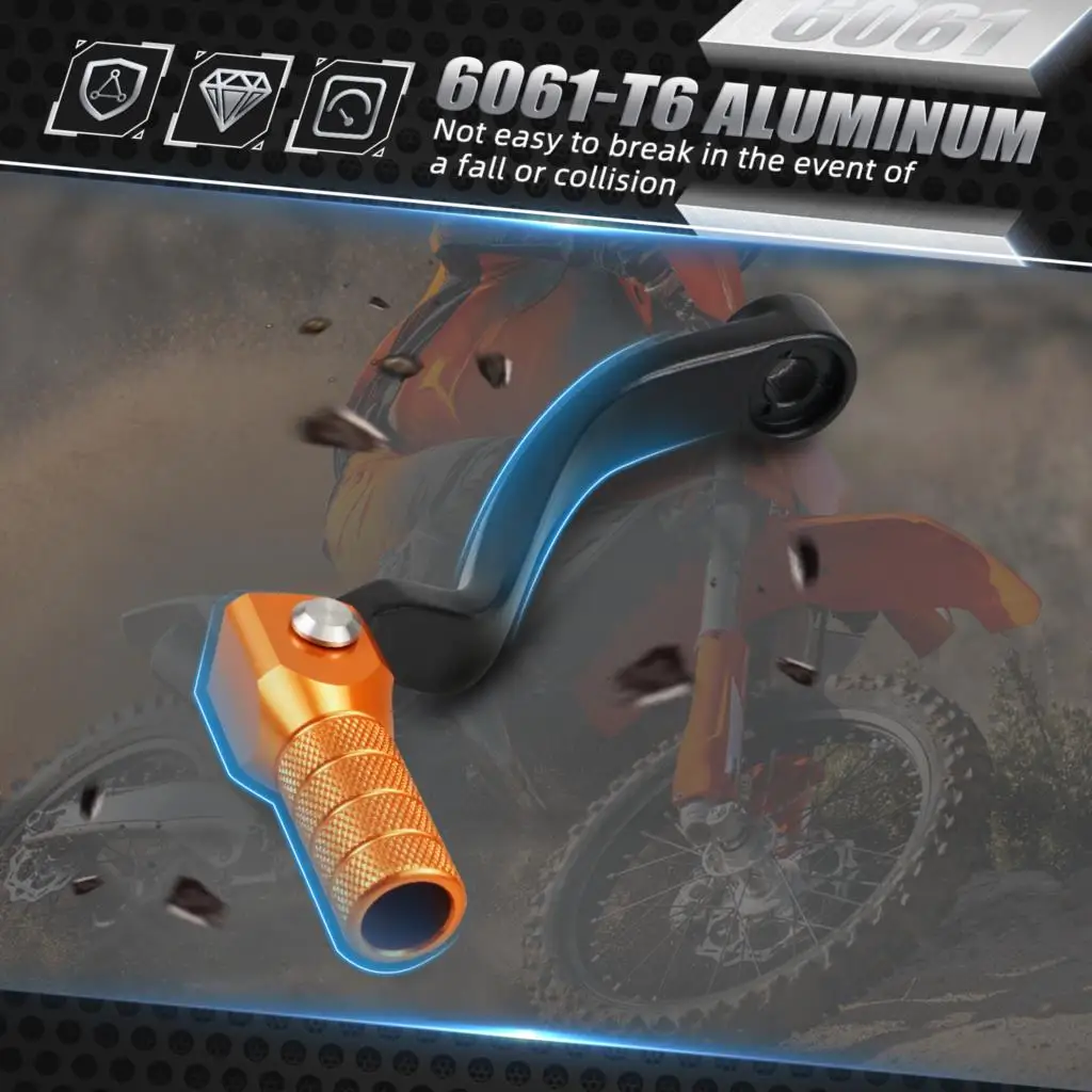 Para KTM EXC XC-W TPI 300 EXC EXCF SX SXF XC XCF XCW XCFW TPI MXC 125 150 250 300 350 450 505 Alavanca de mudança de engrenagem forjada dobrável