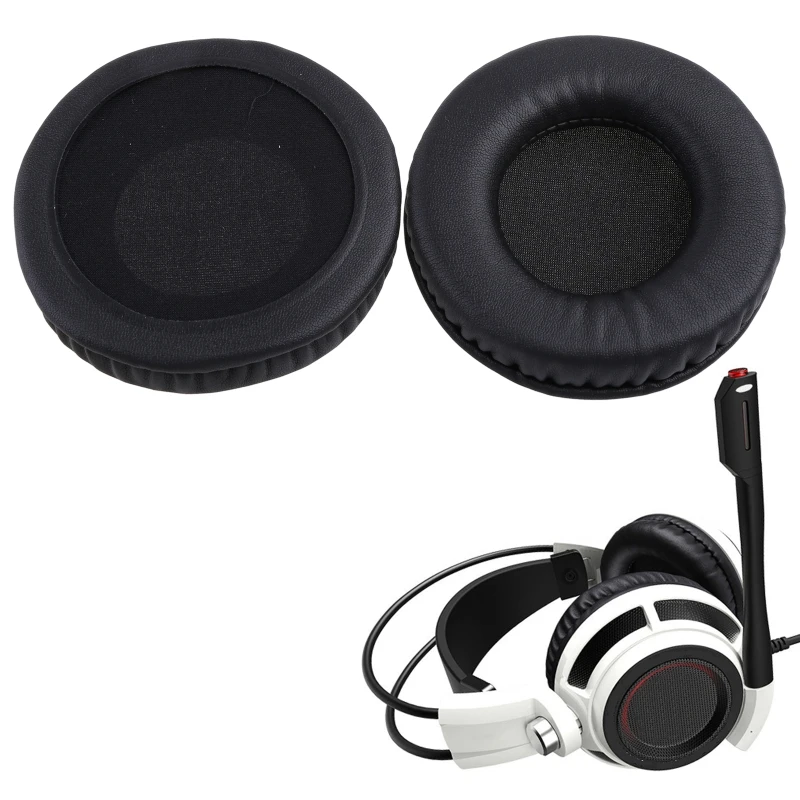 1Pair Ear Pad Cushion Sponge Cover Soft Ear Pads for SOMIC G941 Soft Memory Foam Headset Comfortable to Wear Earphone