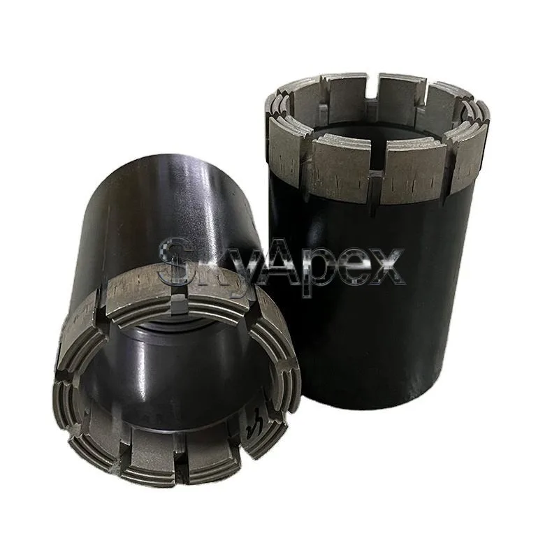 Diamond Core Drill Bit For Geological Exploration With Double Tube Coring System And Hot Pressed Matrix For Hard Rock Formation