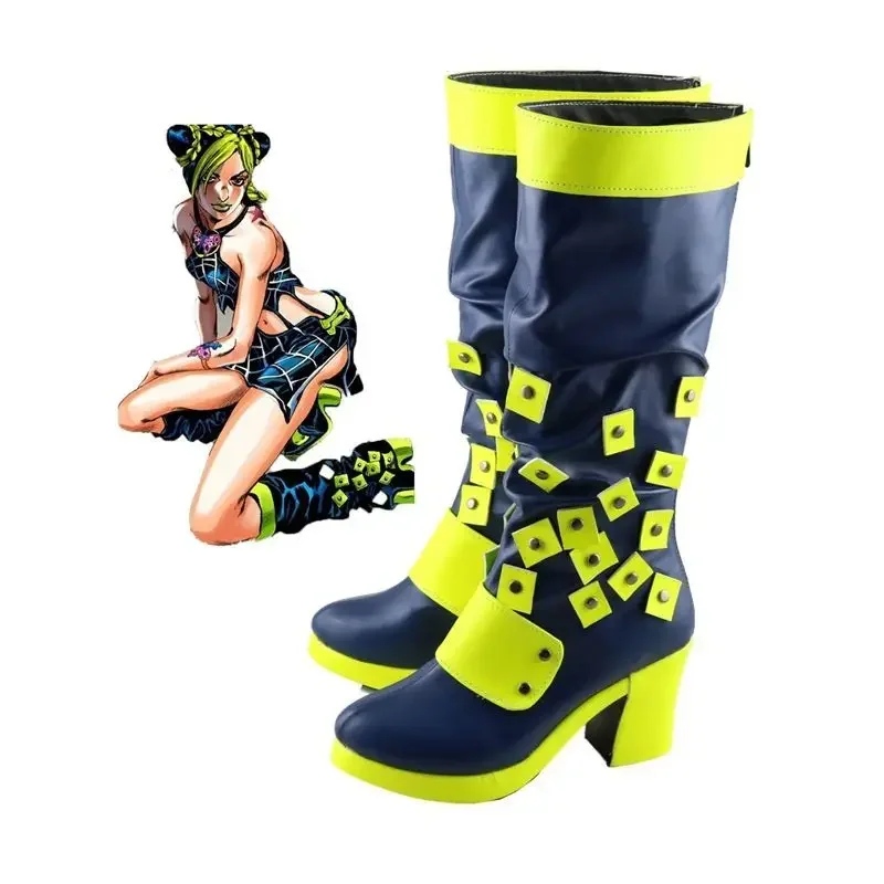 Cosplay shoes of Giirl's Boots JOJO's Wonderful Adventure, Empty Strip Xu Lun Game Animation Cos Shoe Customization