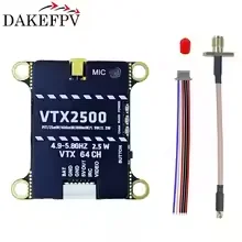 DAKEFPV High-Power Analog Video Transmitter 1.6W / 2.5W Long-Range 5.8GHz VTX for FPV Drones - High-Quality