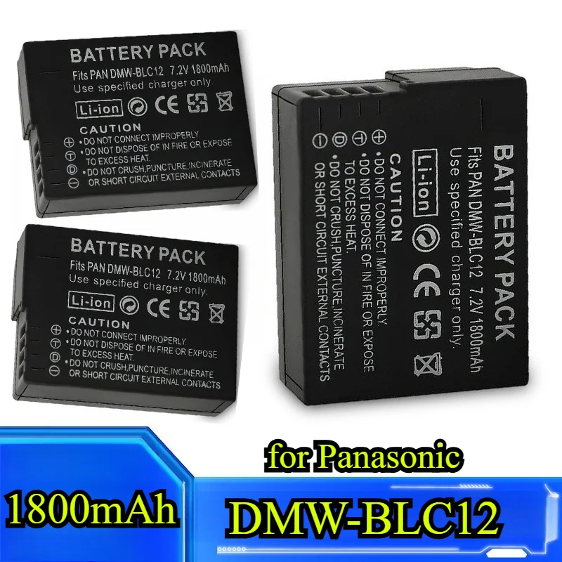 1800Mah DMW-BLC12 R…
