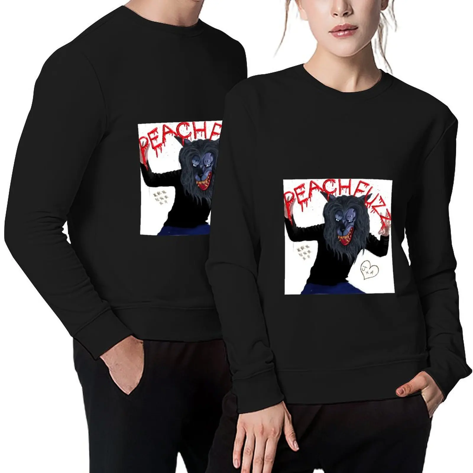 

Creep - Peachfuzz Werewolf Mask Pose Pullover fashion men blouse aesthetic clothing graphic t shirts men sweatshirts for men
