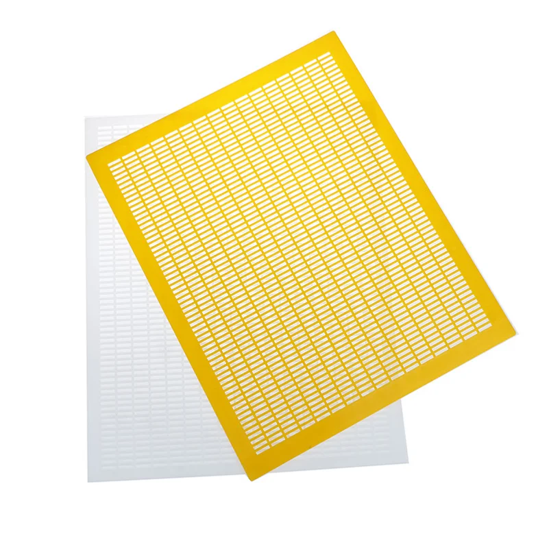 Beekeeping toolswhite/yellow plastic queen excluderforItalianandChinese honeybees, 10-frame bee hive divider, can be cut to size