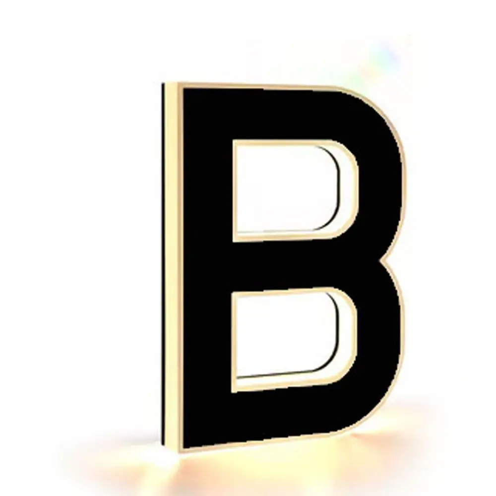 Waterproof LED House Number Light 12V Power Supply Personalized Illuminated House Number Sign Letter Pattern Number