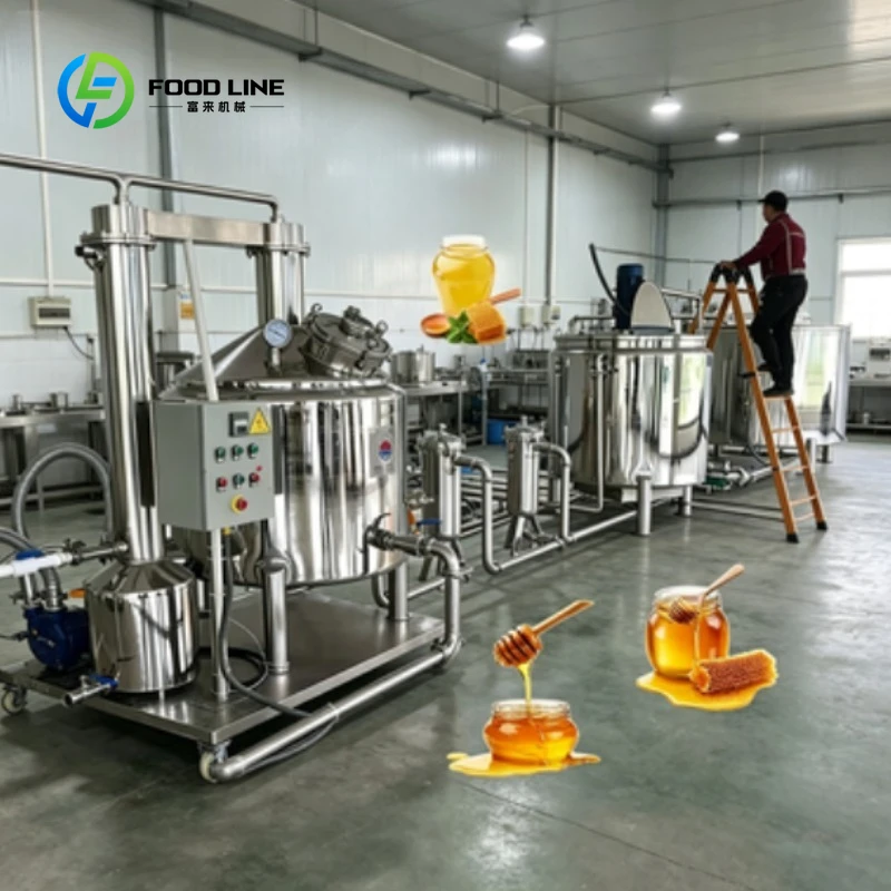 Custom Industrial Honey Concentrator Extraction Line Complete Bee Honey Processing Equipment Secure Sealing Anti-leakage Design