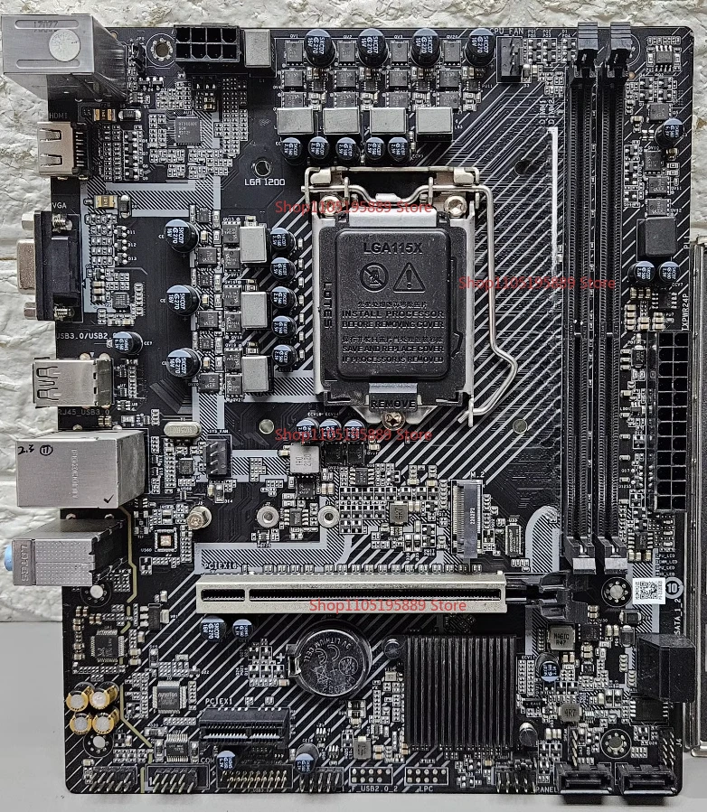 

Материнская плата For Seven Rainbow CF-H510M-D M.2 V20, чипсет H510, LGA1200, поддержка 2 × DDR4, для процессоров Intel Core i3/i5/i7 10/11 поколений