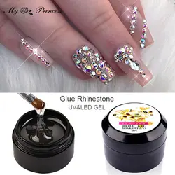 8ml Professional Sticky UV Gel Nail Polish Glue Crystal Adhesives Transparent Clear Gel Nails Art Rhinestone Jewelry Nail Tools