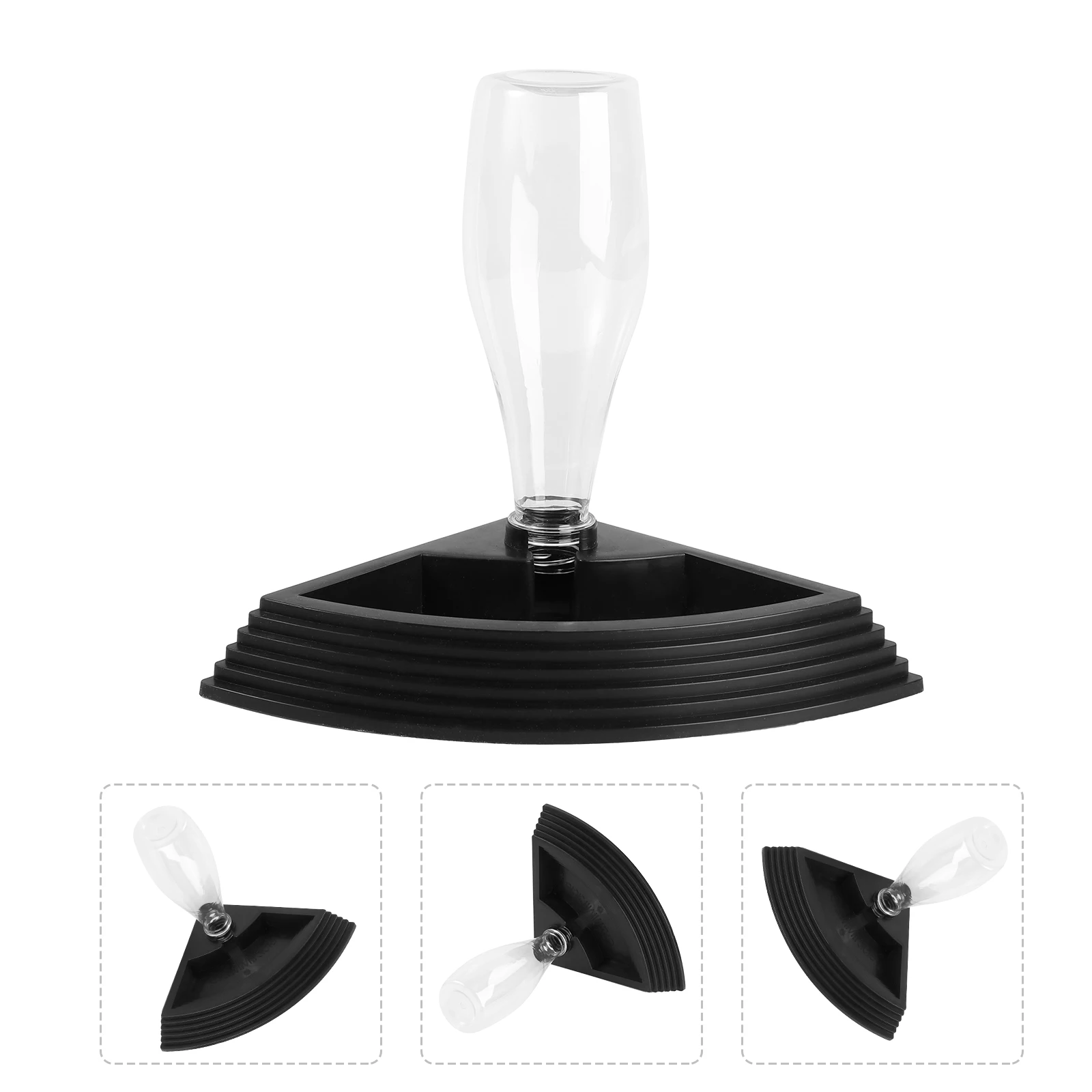 

Reptile Automatic Waterer Plastic Feeder Smooth Surface Anti Tipping Stable Base Triangle Opening Bowl Pet Supplies Reptiles