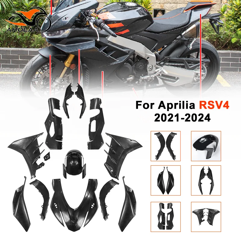 

for Aprilia RSV4 2021 2022 2023 2024 Body Fairing Parts ABS Injection Molding Side Panels Mudguard Headlight Cover Customizable