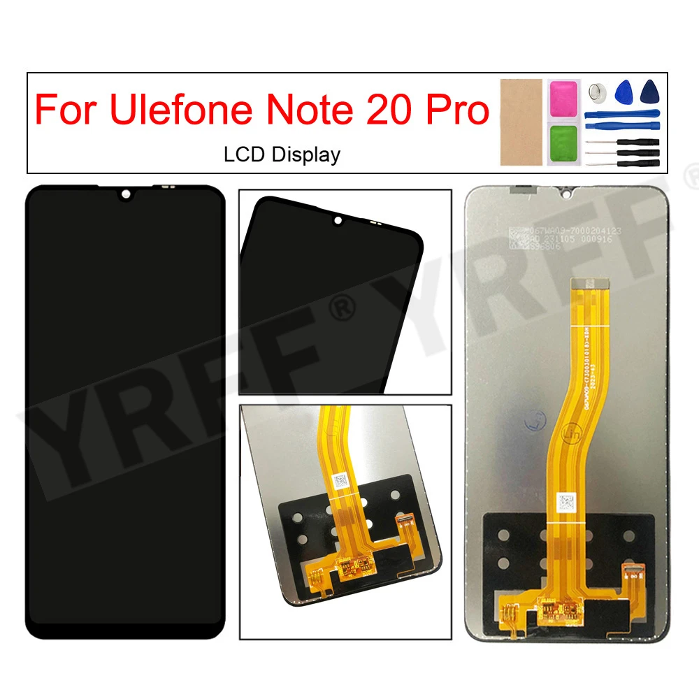 For Ulefone note 20 pro LCD Display Touch Screen Digitizer Assembly LCD Screen Replacement