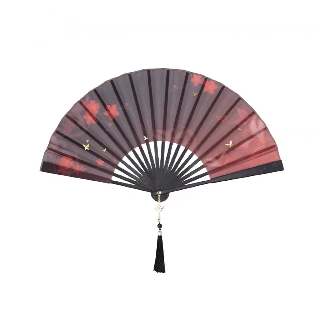 

Official Genuine Genshin Impact Hu Tao Fan-themed Folding Fan Halloween Cosplay Prop Christmas Birthday Gift