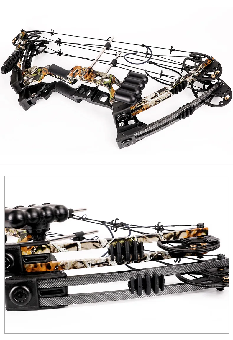 Compound Bow M120 Dream Compound Pulley Bow And Arrow Black and Camo Optional Outdoor Hunting Archery 20-70 Pounds