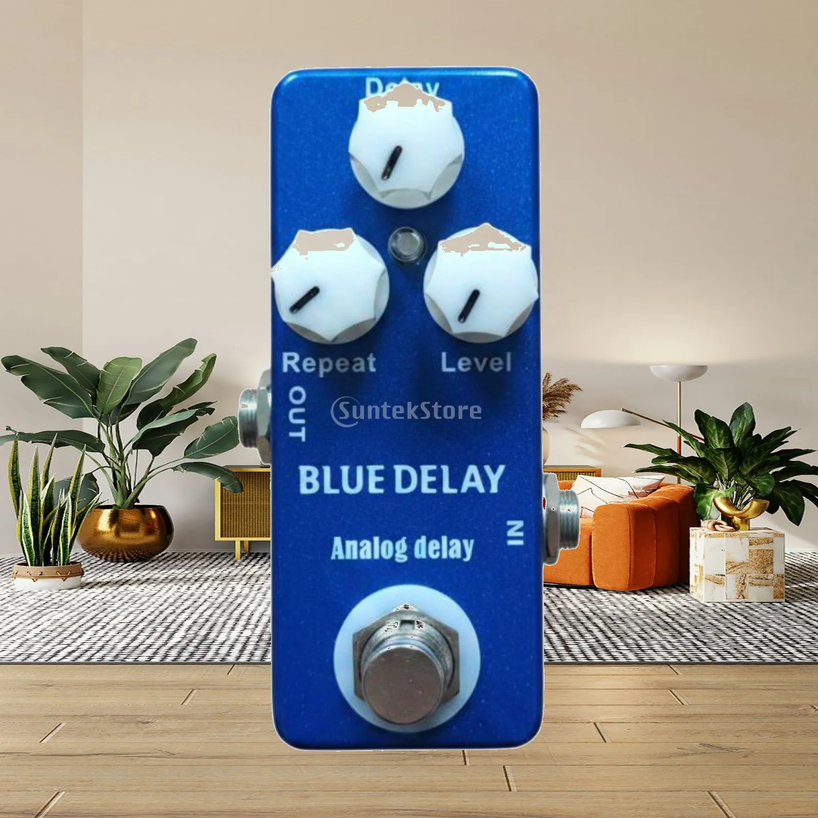 Stage Ready Audio Signal Processor Compact Delay Pedal True Bypass Design Guitar Effect for Home Performance