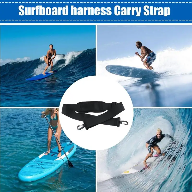 Surfboard Carry Strap Surfboard Carrier Shoulder Strap Multi-Purpose Kayaking Accessory For Men And Women