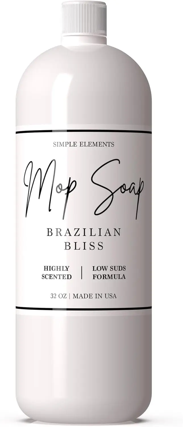 

Highly Scented Mop Soap, Long-Lasting Luxury Floor Cleaner for Hardwood Tile Laminate Stone, Low Suds No Residue Formula