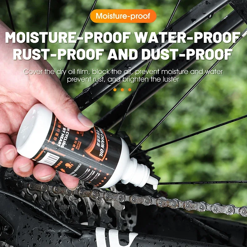 120ML จักรยานแห้งน้ํามันหล่อลื - Grease Waterproof Bike บทวิจารณ์และราคา