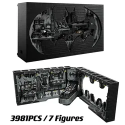 in Stock Batcave Shadow Box Cars Building Block Model Compatible 76252 3981pcs Assembly Brick Toys For Boy Christmas Gift