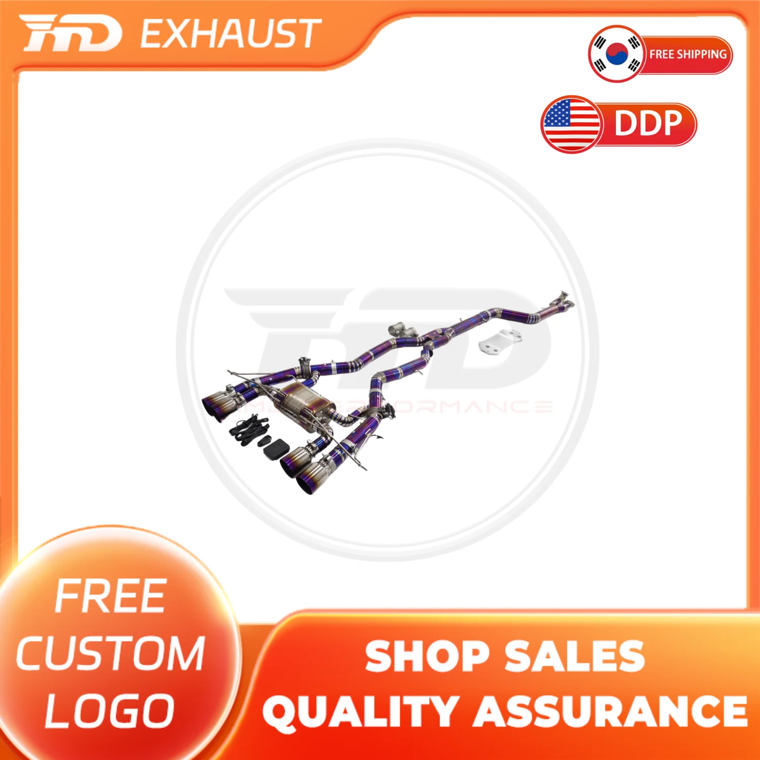 

HMD Hot Sale Exhaust Pipes For BMW M2 G87 2023 High Performance Catback Electronic Valve With Muffler Tips Convert Sound