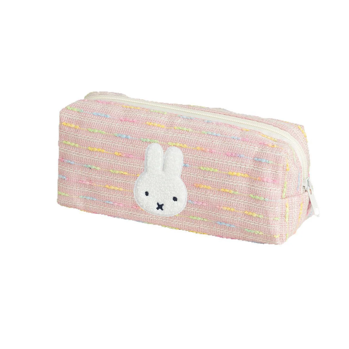 New Miffy Pencil Case Cartoon Miffy Rabbit Student Stationery Box Large Capacity Chanel-Style Desktop Storage Bag