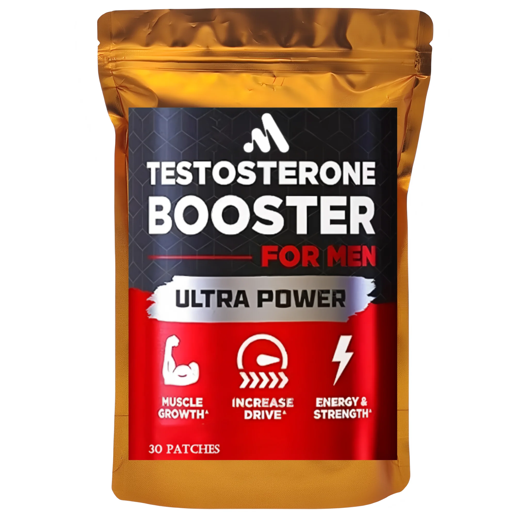 Testosterone Booster Transdermal Patches Steroids Anabolic Booster, With Vitamin B6 Patches 30 Patches