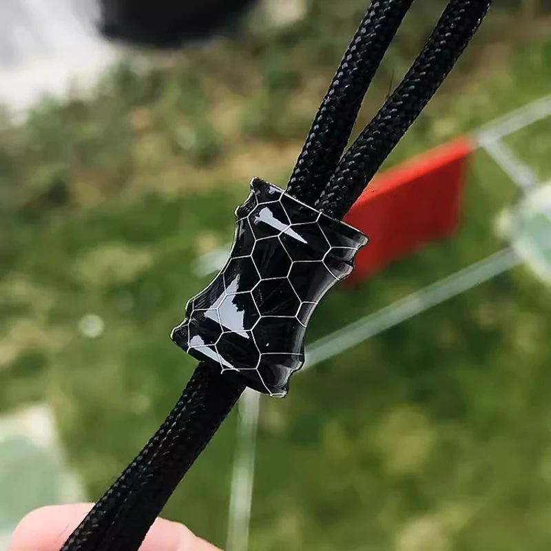 1 قطعة الحبل الراتنج عقد من اللؤلؤ Paracord قلادة سوار صنع حبة EDC DIY بها بنفسك حبة #4