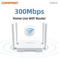 Comfast Home Wifi Router 300Mbps 2.4Ghz Wireless Roteador With 4*5dBi Antennas Wifi Range Repeater Wider Coverage Wi-Fi Extender