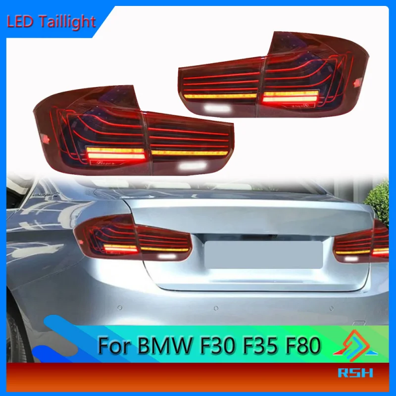 

For BMW 3 Series F30 F35 Taillight Assembly 2013-2018 Modified CSL Suspension Running Light Streamer Turn Signal Plug And Play