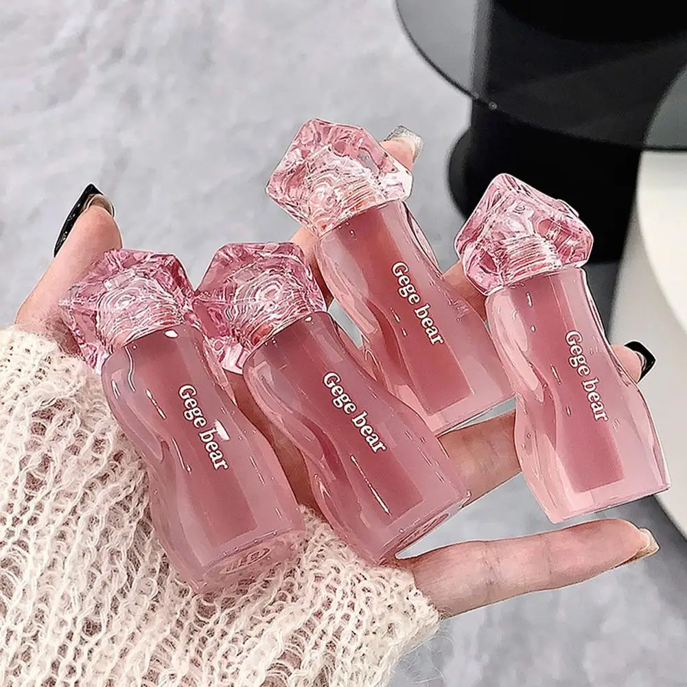 Gege Bear Pink Cream Mist Lip Mud Matte Velvet Lip Cream Liquid To Lipstick Lip Peach Easy Nude Color Glaze Langlebiges Gl P3N9