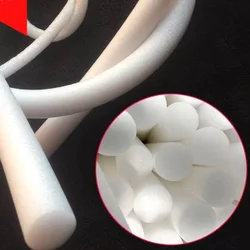 White Foam Strip Epe Pearl Cotton Bar Solid Tube Crashproof Shockproof Cylinder Caulking Flower Insertion Buoyancy Bar