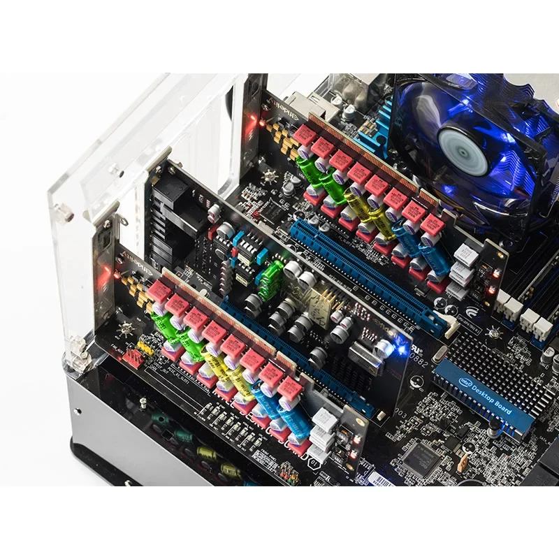 Cartão de filtro de energia de alta fidelidade pci/pci-e de alta fidelidade computador de áudio de alta fidelidade