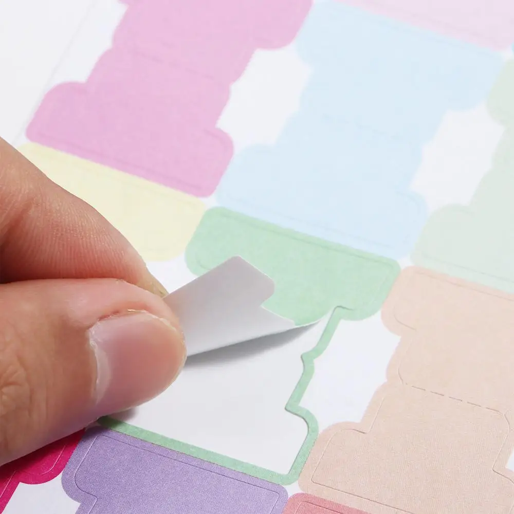 Office Stationery Planner Repositionable Index Label Sticker Index Tab Flags Book Pages Markers Self-adhesive Paper Tabs