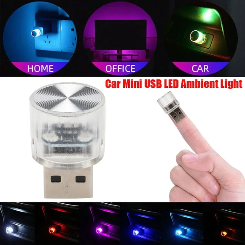 Universal Mini Atmosphere Lights USB Led Interior Ambient Lighting Kit Car Accessories for Auto Pc Desktop Wall Home Decoration